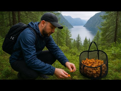 Видео: Полные корзины лисичек в норвежском лесу!
