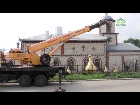 Видео: Районный посёлок Николаевка Ульяновской области засиял золотыми куполами.