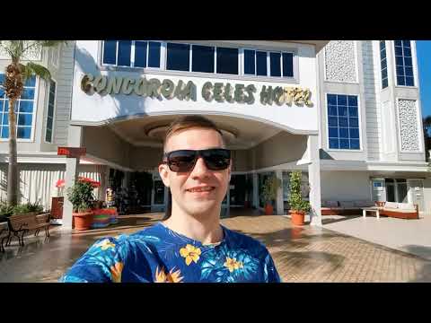 Видео: ТУРЦИЯ! ОБЗОР отеля CONCORDIA CELES 5*. ТЕРРИТОРИЯ, ПЛЯЖ, БАССЕЙН, БАР, РЕСЕПШН, ХАМАМ, САУНА.