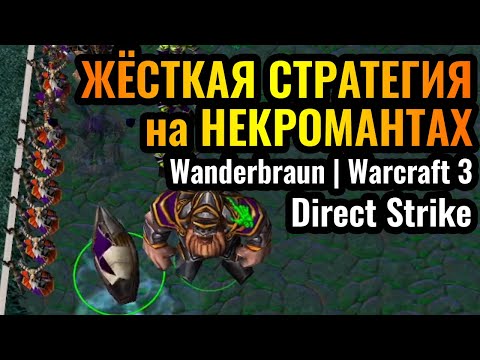 Видео: НЕКРОМАНТЫ! Wanderbraun ВЕРНУЛСЯ в Direct Strike. Популярная кастомка в Warcraft 3 Reforged
