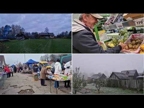Видео: ЕДЕМ В ГОРОД, ЗАЙДЕМ В "ПЯТЕРОЧКУ" И ПОГУЛЯЕМ ПО РЫНКУ.