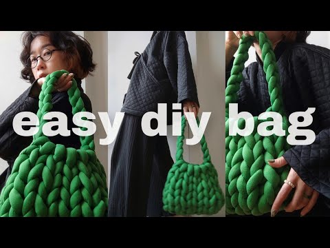 Видео: как связать сумку крючком (руководство по вязанию сумки из толстой пряжи)