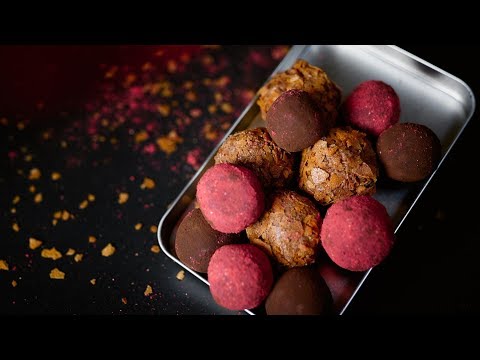 Видео: Шоколадный трюфельные конфетки с бергамотом (+3 вида покрытия)