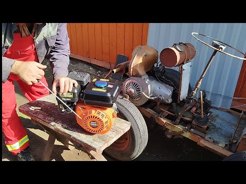 Видео: Купил самый дешёвый 4-х тактный двигатель.