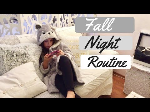 Видео: Fall Night Routine/Erika Doumbova/Вечерна Рутина/Ерика Думбова