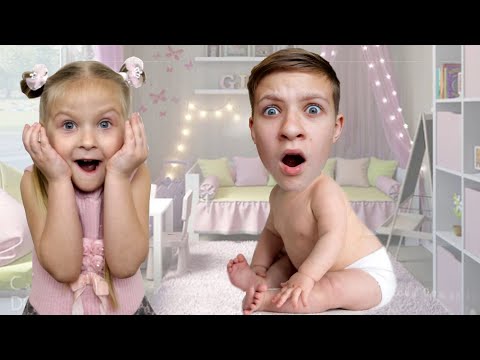 Видео: Старший БРАТ VS Младшая СЕСТРА челлендж 24 часа сборник лучших серий с сестрой Супер Тима