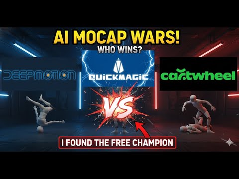 Видео: Quickmagic против Deepmotion против Cartwheel: какой AI Mocap лучше всего?