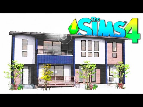 Видео: СТРОИМ НЕБОЛЬШОЙ ДОМ НА ДВЕ СЕМЬИ В СИМС 4!  - The Sims 4 House Build No CC