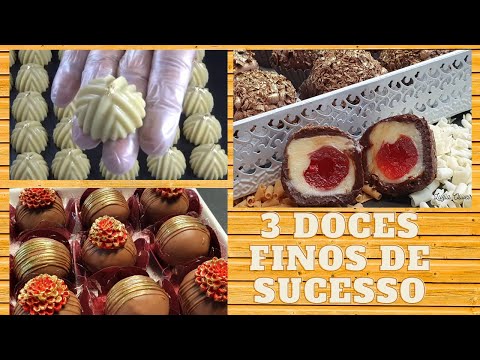 Видео: Как сделать 3 вкусные конфеты Fine Sweets! Невероятно вкусный и простой в приготовлении!
