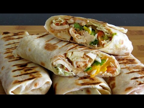 Видео: Домашняя ШАУРМА  вкуснейшая начинка и ЛАВАШ Bánh Shawarma #BánhShaurma #LudaEasyCook