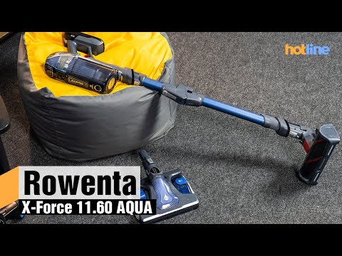 Видео: Rowenta X-Force 11.60 AQUA — обзор моющего аккумуляторного пылесоса