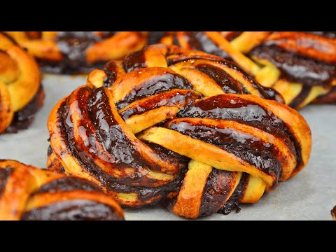 Видео: Булочки с ШОКОЛАДОМ и КОФЕЙНЫМ сиропом! АРОМАТ НА ВСЮ КВАРТИРУ!