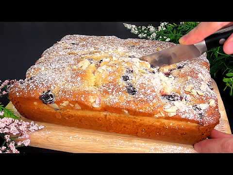 Видео: Все перемешать и поставить в духовку! Нежнейший пирог за 15минут! Сразу 2 лучших и простых рецепта