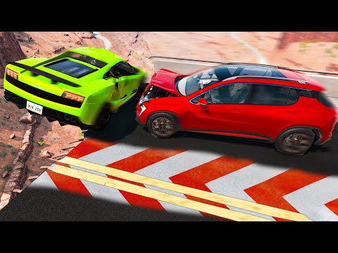 Видео: СТОЛКНУЛИ С ОГРОМНОГО МОСТА! ВЫЖИЛ ЛИ? ПОГОНИ в в BeamNG.Drive