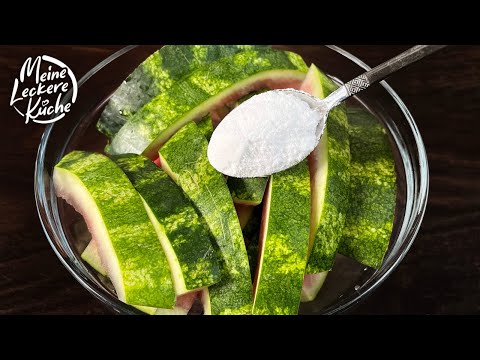 Видео: 🍉 Добавьте пищевую соду в арбузную корку! Супер вкусно и очень неожиданно 💯