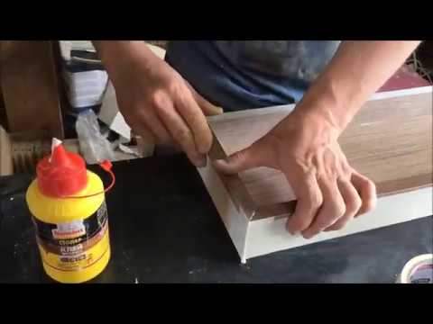 Видео: Полка из ЛДСП с помощью фрезеровки под 45 градусов