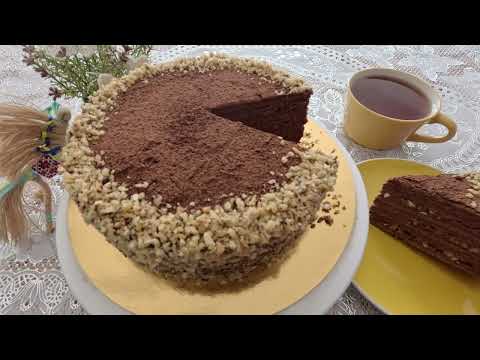 Видео: Шоколадно-горіховий торт Блек Джек! Chocolate - nut cake Black Jack! Справжнє свято смаку!