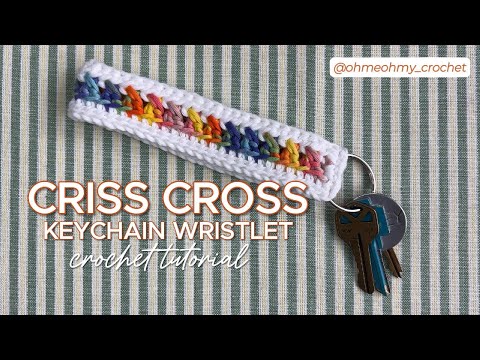 Видео: Учебное пособие по изготовлению брелока-браслета Criss Cross