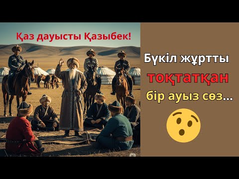 Видео: БҮКІЛ ЖҰРТТЫ ТОҚТАТҚАН бір ауыз сөз… Қазыбек бидің шешімі  неге АҢЫЗҒА айналды?