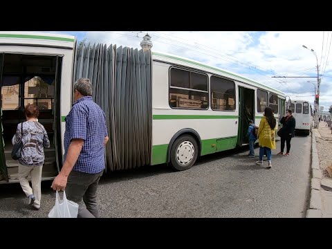 Видео: Кострома, 101 маршрут на ЛиАЗ 6212, часть 1