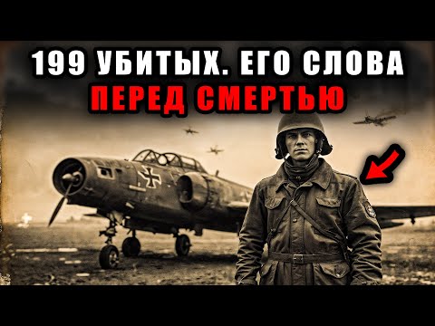 Видео: Он сбил 199 наших, а потом пошёл на таран — что сказал перед смертью ас Люфтваффе
