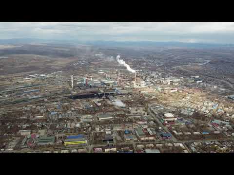 Видео: Усть-Каменогорск, полёт над городом. 23.10.2021