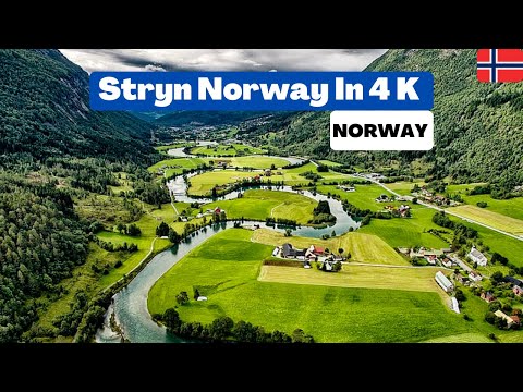 Видео: Стрин, Норвегия 🇳🇴 - июль - 2022 - пешеходная экскурсия 4K60fps-HDR