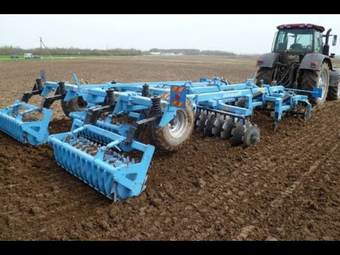 Видео: Дисковка! Подготовка почвы под подсолнечник.