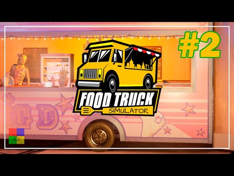 Видео: Food Truck Simulator прохождение #2 ♦ КОНКУРЕНТЫ ♦