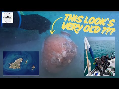 Видео: Кажется, я нашёл что-то очень старое, ныряя у восточного побережья Гернси.