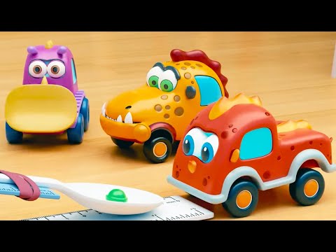 Видео: Машинки Мокас 🚕 Качели и катапульта 🚙 Развивающие мультики для детей про машинки 🚗