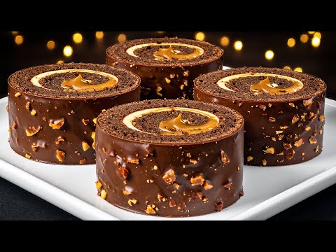 Видео: Марсианский рулет, который тает во рту! Простой и вкусный!