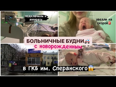 Видео: БОЛЬНИЧНЫЕ БУДНИ С НОВОРОЖДЕННЫМ В ГКБ ИМ СПЕРАНСКОГО😱🚑 УВЕЗЛИ НА СКОРОЙ🚨 КОКЛЮШ В 2 НЕДЕЛИ😥🤱🏼