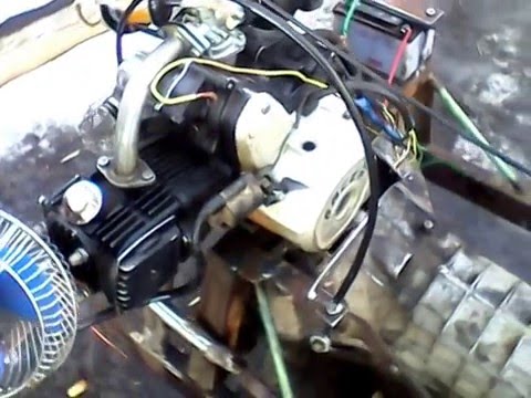 Видео: Минитрактор с двигателем альфа № 2