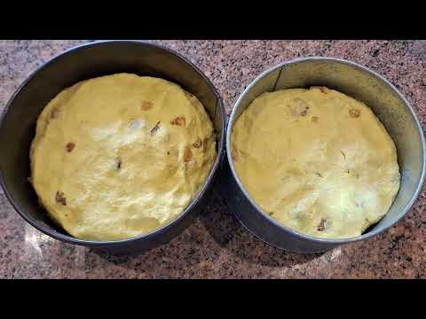 Видео: Пасхальный кулич.Творожное тесто. Easter bread