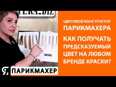 Видео: Цветовой конструктор парикмахера – где живет цвет. Как получать предсказуемый цвет на любом бренде?