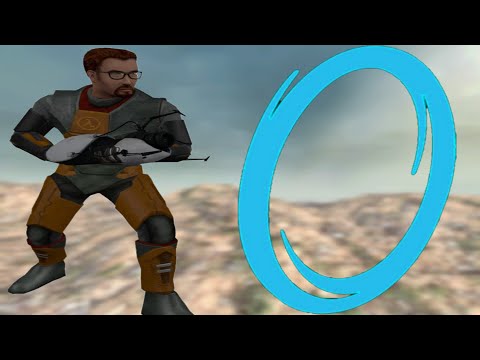Видео: HALF-LIFE С ПОРТАЛЬНОЙ ПУШКОЙ