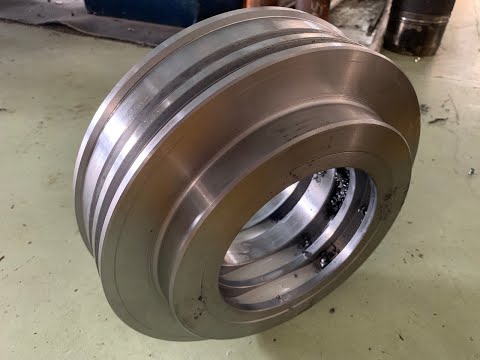 Видео: Здоровенная деталь. Чистовая. 2 ч. Финиш.