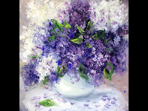 Видео: Этюд,Сирень
