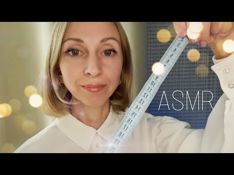 Видео: ASMR💤 Ателье ✂️🧵🪡 примерка🙌 снятие мерок 📐 ролевая игра 🤍 Atelier 🪡🧵role play