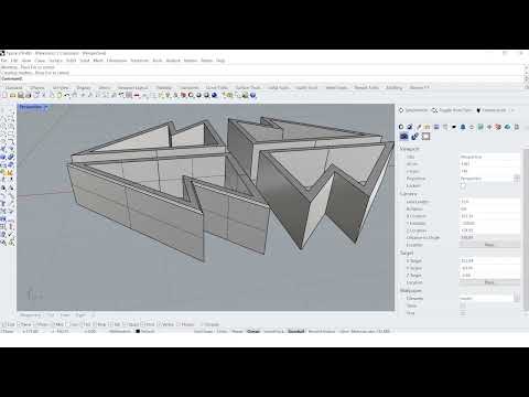 Видео: 3 урок по Rhinoceros, команды Tool: boolean, split, fillet edjes.