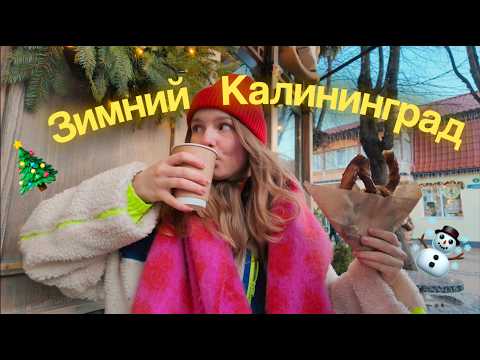 Видео: Куда Сходить в Калининграде Зимой 2025? Новогодние места, Ярмарки, Сувениры, Зеленоградск