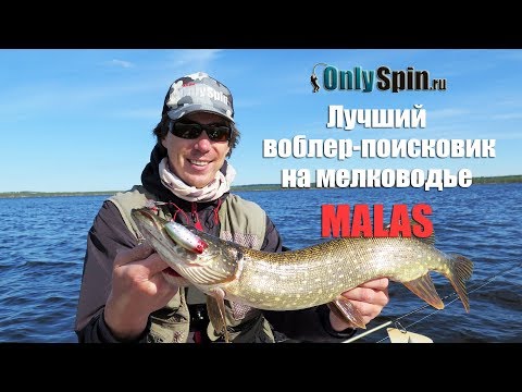 Видео: Лучший воблер для поиска на мелководье   Malas  Проводки #OnlySpin