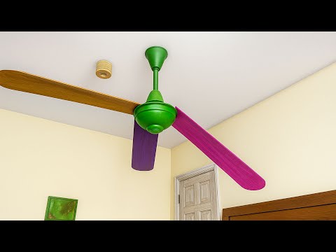 Видео: Обнаружение самодельного шатающегося потолочного вентилятора в роскошном доме!!