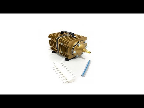 Видео: Компрессор для пруда поршневой SunSun ACO-012 и ACO-006