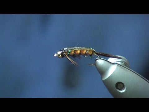 Видео: Мушка "Orange Tellico" (Orange Tellico nymph)