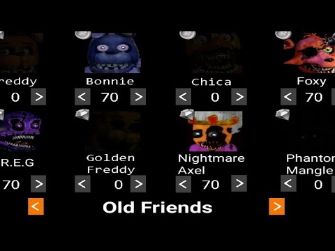 Видео: прохождение FNAF ultimate edition. 7 ночь Old Friends