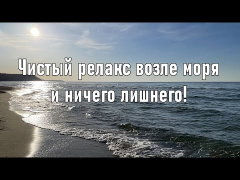 Видео: Хотите позагорать на пляже и смотреть на море? Нажмите кнопку play | Светлогорск, апрель 2023