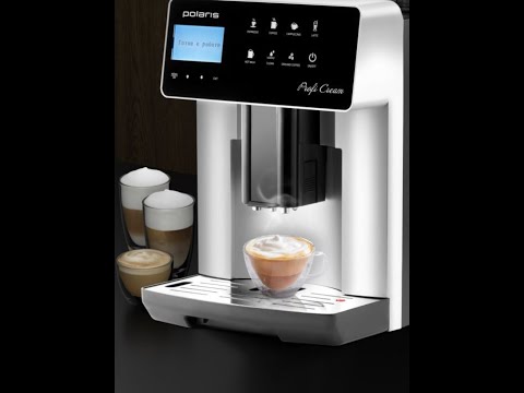 Видео: Polaris/Кофемашина РАСМ 2055АС. Обзор.