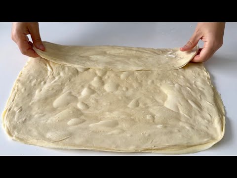 Видео: Просто смешайте муку, воду, соль! Как будто из печи, я научился этому у 20-летнего мастера!